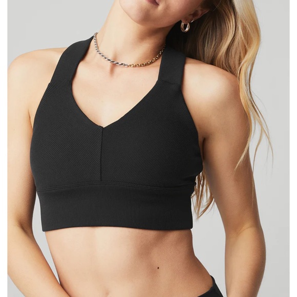 Alo Emulate Bra, Black - Picture 4 of 9